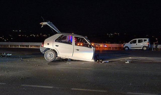 Malatya'da 3 aracın karıştığı kaza; 1'i ağır 4 yaralı