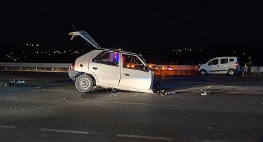 Malatya'da 3 aracın karıştığı kaza; 1'i ağır 4 yaralı