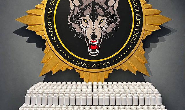 Malatya'da 46 bin sentetik hap ele geçirildi; 3 gözaltı
