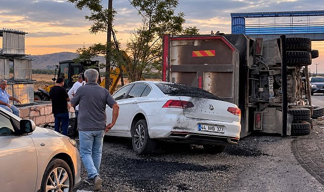 Malatya'da kamyonun çarptığı yaya ağır yaralandı