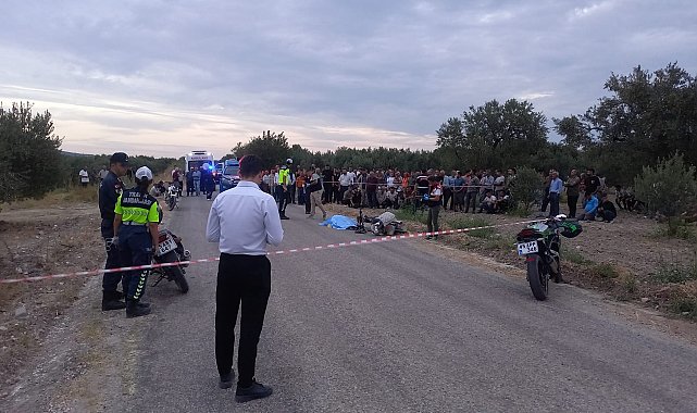 Manisa'da kamyonetle çarpışan motosikletin sürücüsü öldü