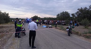 Manisa'da kamyonetle çarpışan motosikletin sürücüsü öldü