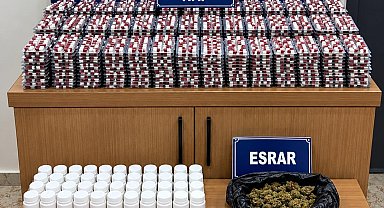 Mersin'de 11 bin adet uyuşturucu hap ele geçirildi