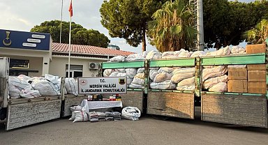 Mersin'de 50 milyon TL'lik kaçak giyim operasyonu