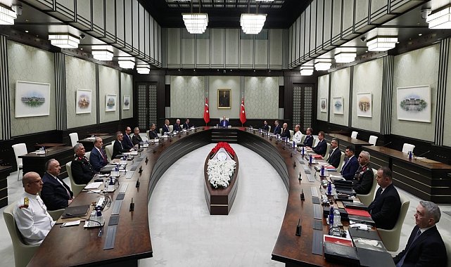 MGK Bildirisi: Terörsüz Türkiye ve Terörsüz Bölge için atılan adımlar değerlendirildi