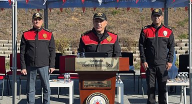Motosikletli polis timlerinin son dersini İl Emniyet Müdürü Selami Yıldız verdi
