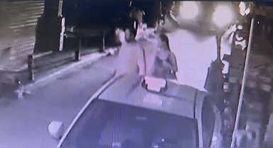 Ortaköy'de havaya ateş açan şüpheli motosiklette yakalandı