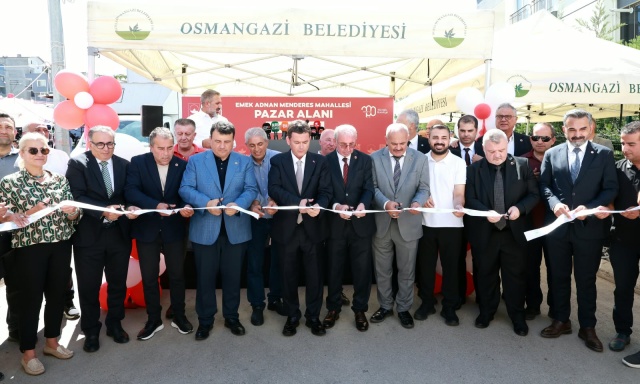 Osmangazi’de Modern Bir Pazar Alanı Daha Hizmete Girdi