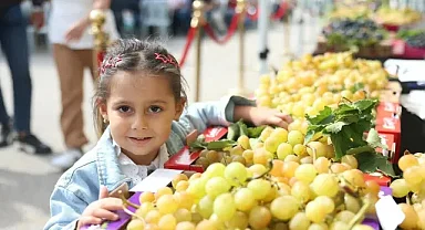 Osmangazi’de üzüm bereketi festivalle taçlandı