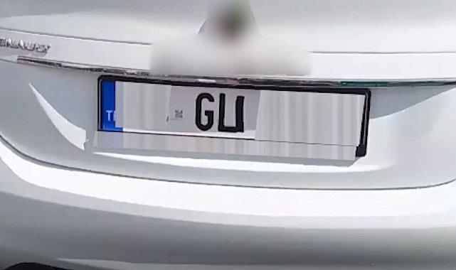 Plakasındaki harfi değiştiren sürücüye 140 bin TL ceza