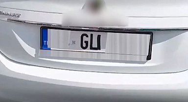 Plakasındaki harfi değiştiren sürücüye 140 bin TL ceza