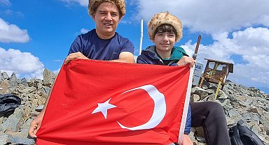 Profesör babası ilham kaynağı; 12'sinde Kaçkar Dağı'nın zirvesine 3'üncü kez tırmandı