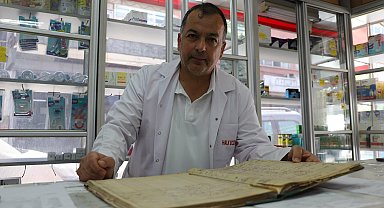 Rum eczacıdan kalan reçete defteri, İzmir'in kurtuluşunu belgeliyor