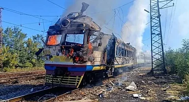Rus İHA’sı Ukrayna-Polonya sınırına yakın treni vurdu