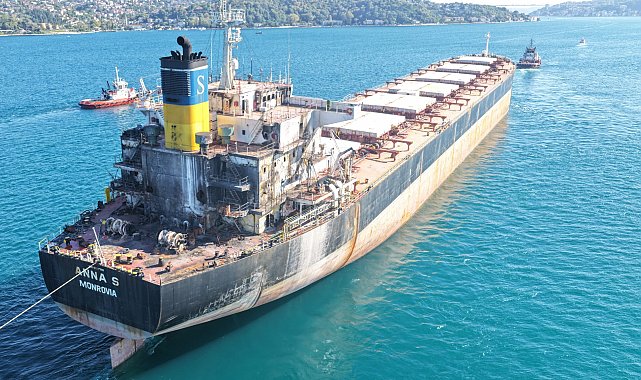 Rusya'da İHA saldırısına uğrayan gemi İstanbul Boğazı'ndan geçti Geniş haber