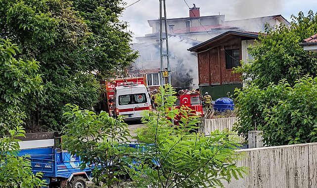 Samsun'da tek katlı evde yandı: 1 ölü
