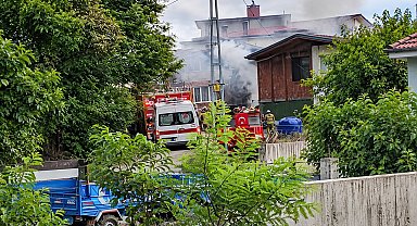 Samsun'da tek katlı evde yandı: 1 ölü