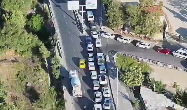 Sancaktepe'de dron destekli trafik denetimi