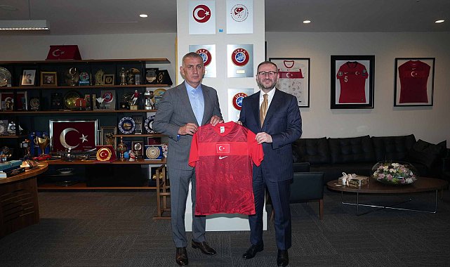 Şenol Kazancı'dan, TFF Başkanı Hacıosmanoğlu'na ziyaret