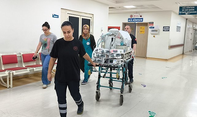 Siirt'te 8 günlük bebek, ambulans uçakla Ankara'ya sevk edildi