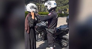 Sınava geç kalan adayların yardımına polisler yetişti