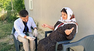 Sınır köylerinde mobil sağlık hizmeti