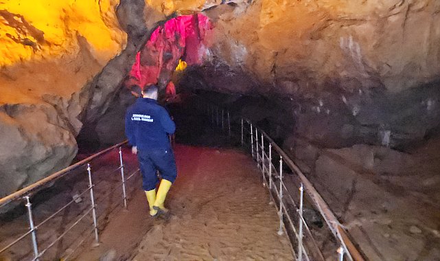 Su basan Gökgöl Mağarası ziyarete kapatıldı