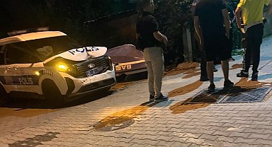 Şüphelileri takip eden ekip aracı kazaya karıştı; 1 polis yaralı
