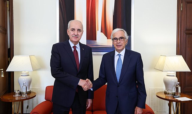 TBMM Başkanı Kurtulmuş, Portekiz'de mevkidaşı Aguiar-Branco ile görüştü