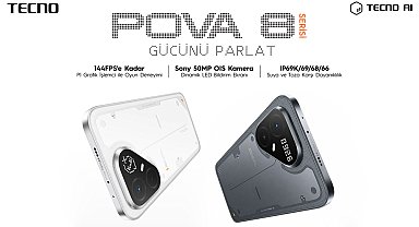 TECNO, yeni telefon serisi POVA 8'i Türkiye'de satışa sundu