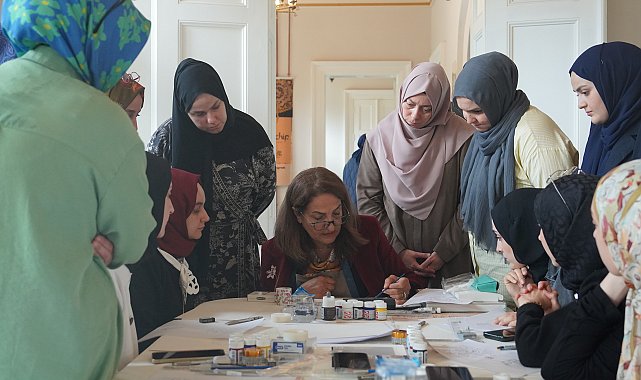 Tezhip Atölyesi, Mimar Sinan'da gençlerle buluştu