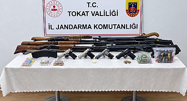 Tokat'ta silah ticareti ve kaçakçılığı operasyonu: 15 gözaltı