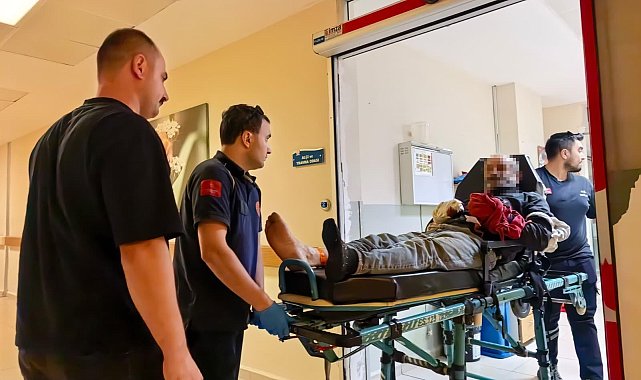 Tomruğa zincir bağlarken elleri sıkışan işçinin 6 parmağı koptu