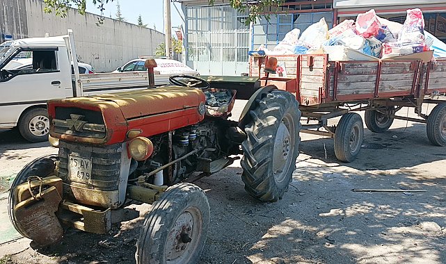 Traktörle 5 araç ile 2 ATM'ye çarptı; 127 bin lira ceza uygulandı