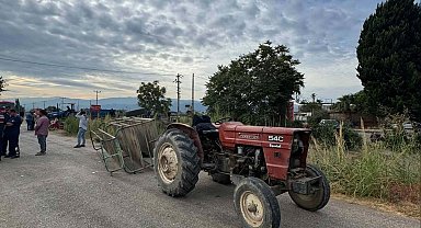 Traktörün römorku devrildi: 1'i çocuk, 4 yaralı