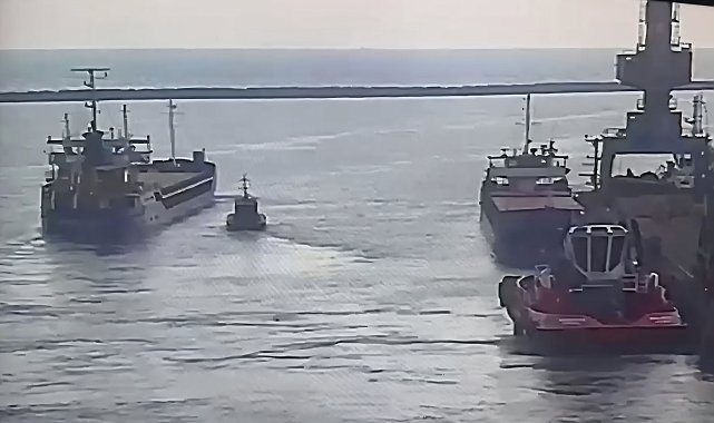 Tuğberk İmamoğlu gemisinin İskenderun'dan ayrıldığı anların görüntüsü ortaya çıktı