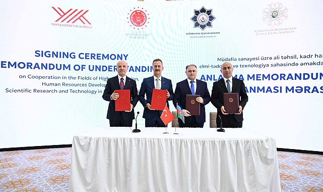 Türkiye ile Azerbaycan'dan savunma sanayisinde yükseköğretim hamlesi