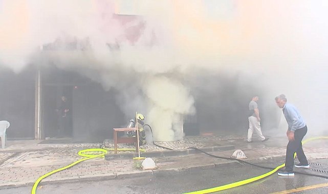 Üsküdar'da iş yerinde çıkan yangın söndürüldü