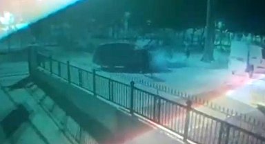 Uygulama noktasında polis aracına çarpıp kaçan sürücü tutuklandı