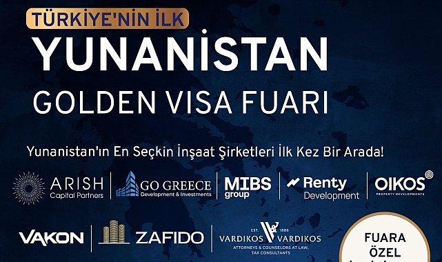 Yunanistan'ın gayrimenkul şirketleri Golden Visa Fuarı'nda bir araya gelecek