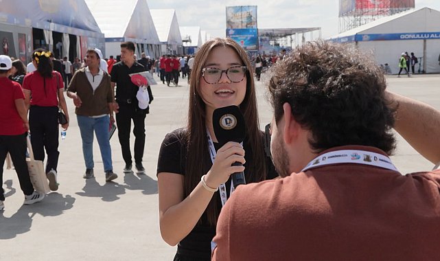 'Haberimiz Olsun' öğrencileri TEKNOFEST Şanlıurfa'yı sahadan takip ediyor