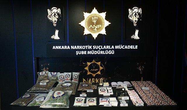 Ankara'da narkotik operasyonları: 32 tutuklama