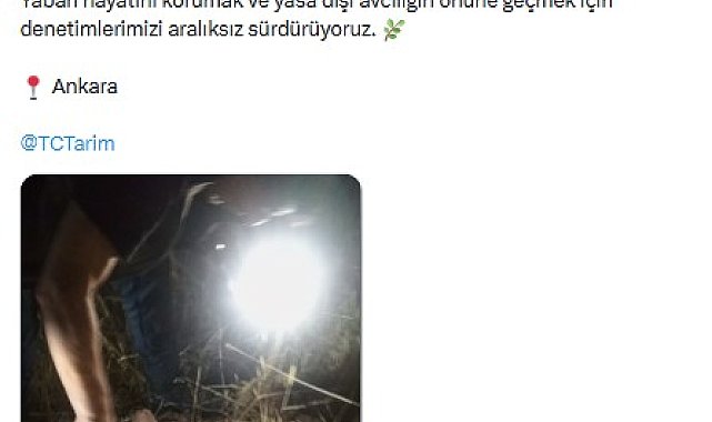 Ankara'da yasa dışı av denetimi; ses cihazları ve kameralar ele geçilirdi