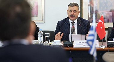 Bakan Çiftçi Yunanistan mevkidaşı Chrisochoidis ile bir araya geldi
