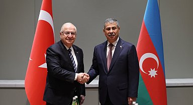Bakan Güler, Azerbaycan Savunma Bakanı Hasanov ile görüştü