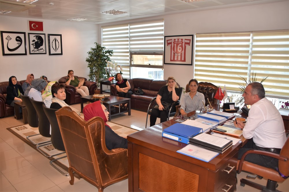 Başkan Sertaslan kadın girişimcileri ağırladı