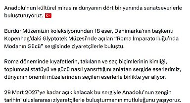 Burdur Müzesi eserleri, Danimarka'da sanatseverlerle buluşacak