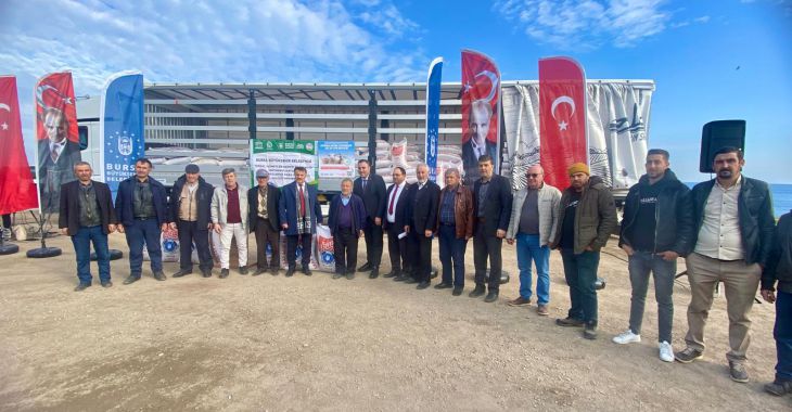Bursa Büyükşehir’in kırsal kalkınma destekleri sürüyor