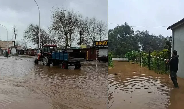 Bursa’nın o ilçesini sağanak vurdu!