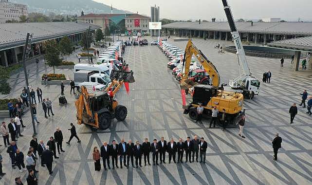Bursa Osmangazi’ye 41 yeni hizmet aracı
